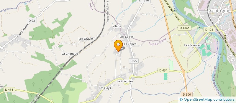 localisation de l'entreprise MONSIEUR YANN MUNIN  SAINT-SYLVESTRE-PRAGOULIN