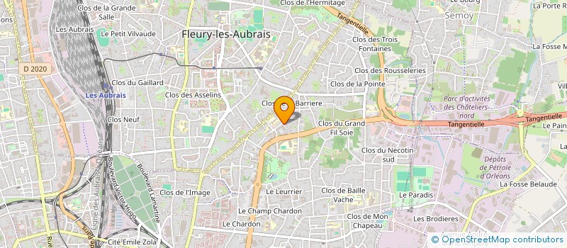 localisation de l'entreprise MONSIEUR YANN MVILAKANDA à ORLEANS