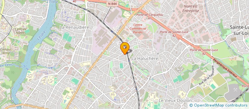 localisation de l'entreprise MONSIEUR YANN N'DIBOU  NANTES