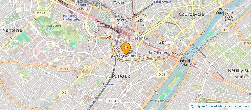 localisation de l'entreprise MONSIEUR YANN NAJAFI ZADEH  PUTEAUX