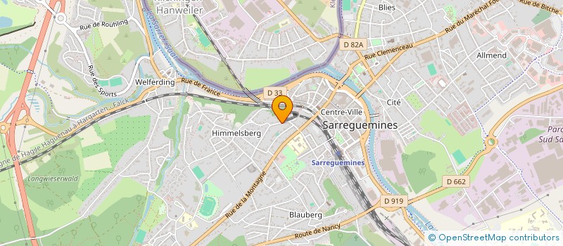 localisation de l'entreprise MONSIEUR YANN NAMPONT à SARREGUEMINES