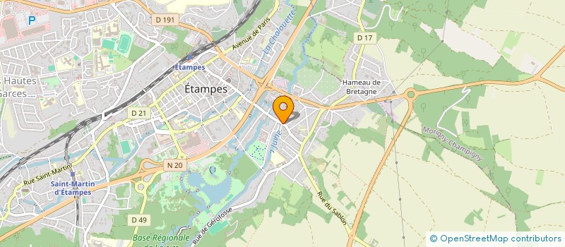 localisation de l'entreprise MONSIEUR YANN NARCISO  ETAMPES