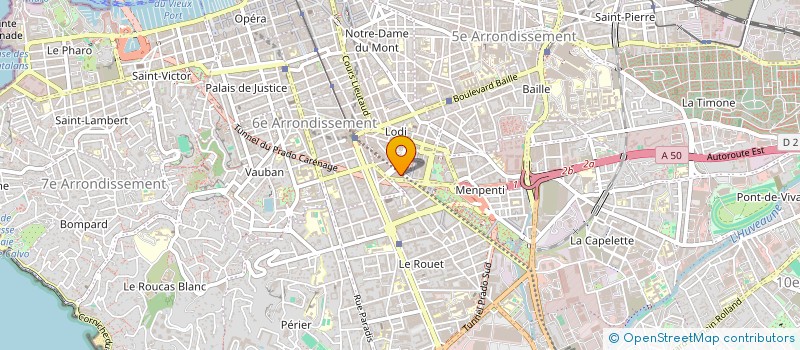 localisation de l'entreprise MONSIEUR YANN NDOUMBE PRISO à MARSEILLE