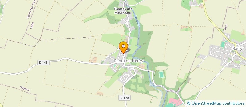 localisation de l'entreprise MONSIEUR YANN NEDELEC  FONTAINE-HENRY