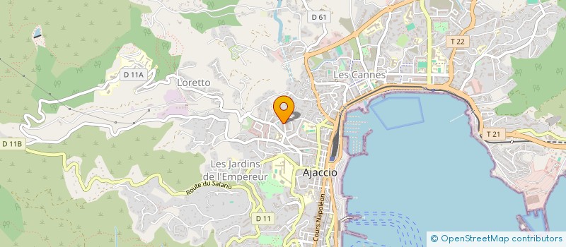 localisation de l'entreprise MONSIEUR YANN NEVEU à AJACCIO