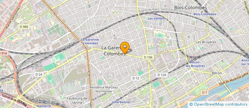 localisation de l'entreprise MONSIEUR YANN NGUEMA EBANG à LA GARENNE-COLOMBES