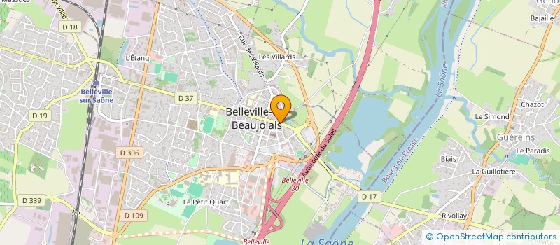 localisation de l'entreprise MONSIEUR YANN NICOLLET  BELLEVILLE-EN-BEAUJOLAIS