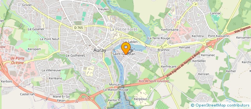 localisation de l'entreprise MONSIEUR YANN NIQUEL à AURAY