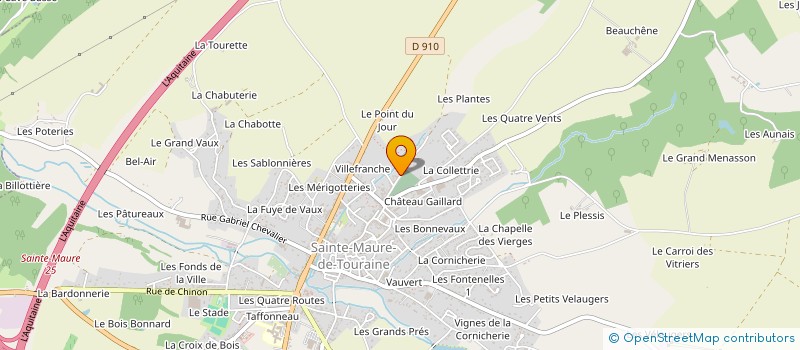 localisation de l'entreprise MONSIEUR YANN NONET  SAINTE-MAURE-DE-TOURAINE