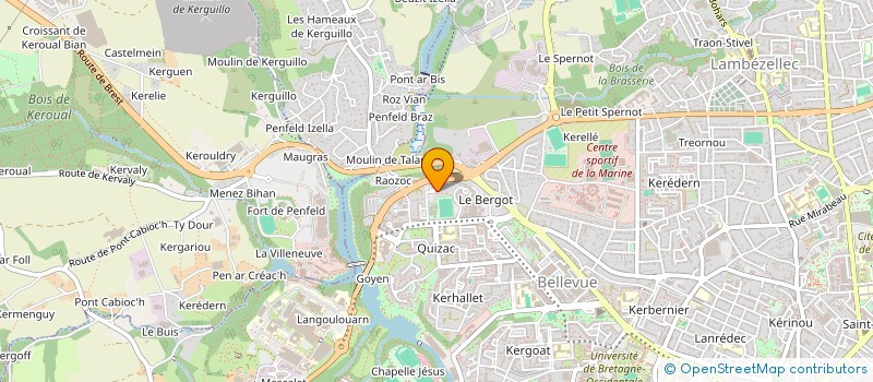 localisation de l'entreprise MONSIEUR YANN NOUMBISSI à BREST