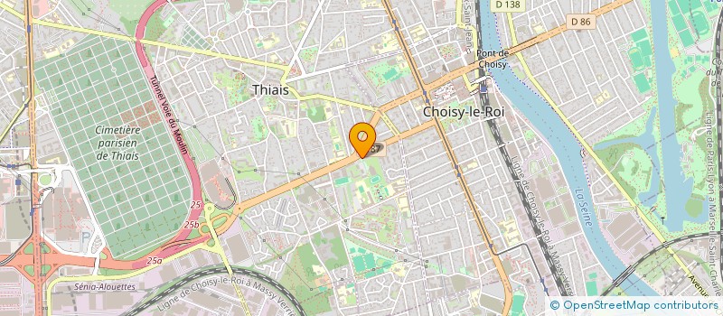 localisation de l'entreprise MONSIEUR YANN ODONNAT  THIAIS