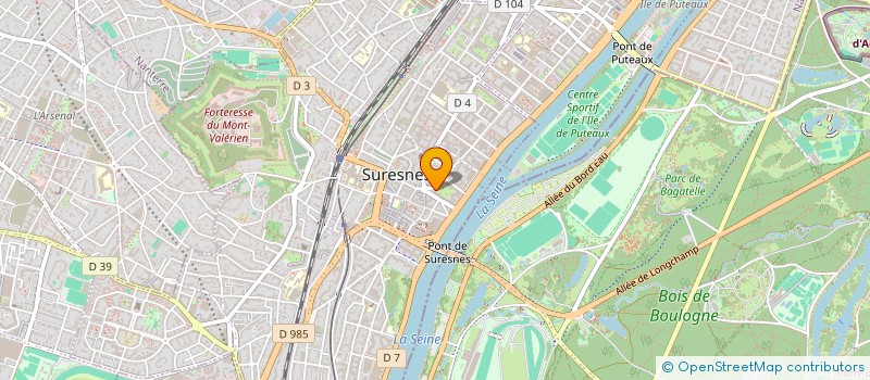 localisation de l'entreprise MONSIEUR YANN ODOUNGA BIKOUEKE  SURESNES