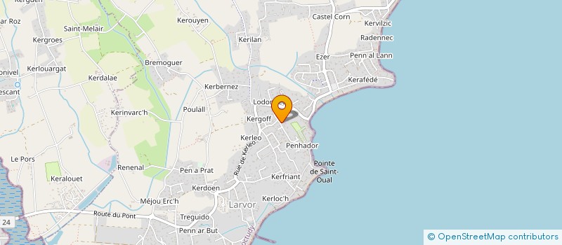 localisation de l'entreprise MONSIEUR YANN OLERON  LOCTUDY