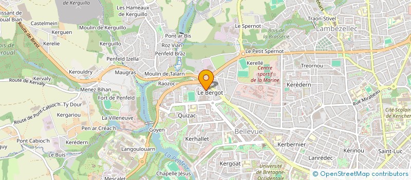 localisation de l'entreprise MONSIEUR YANN OLIVRY à BREST