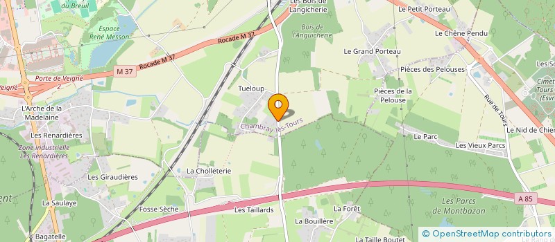localisation de l'entreprise MONSIEUR YANN ORTAIS à CHAMBRAY-LES-TOURS