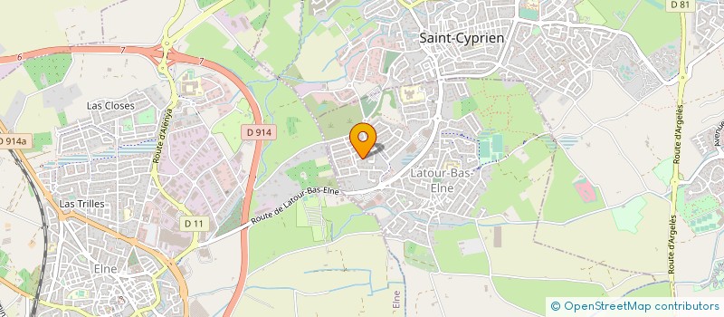 localisation de l'entreprise MONSIEUR YANN ORTEGA  LATOUR-BAS-ELNE