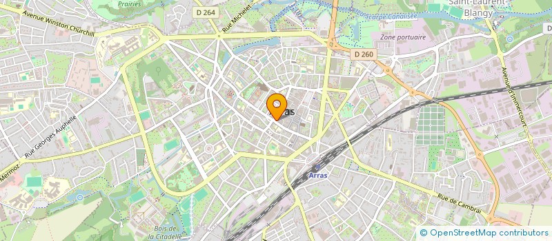 localisation de l'entreprise MONSIEUR YANN OSSEYRAN à ARRAS