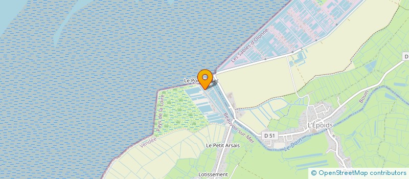 localisation de l'entreprise MONSIEUR YANN PADIOLLEAU à BEAUVOIR-SUR-MER