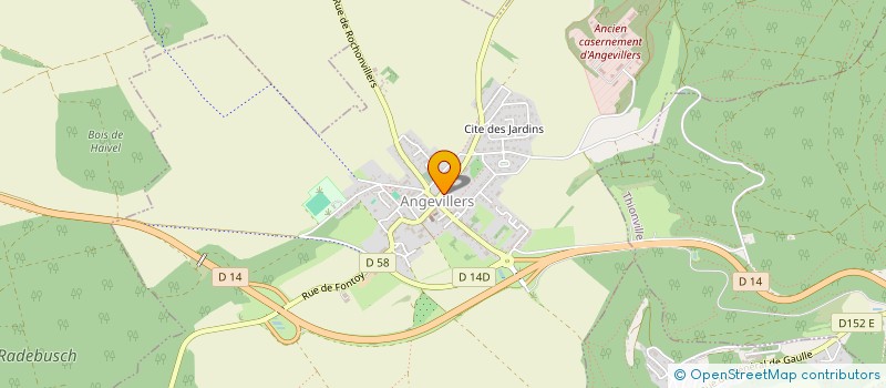 localisation de l'entreprise MONSIEUR YANN PAGANELLI  ANGEVILLERS