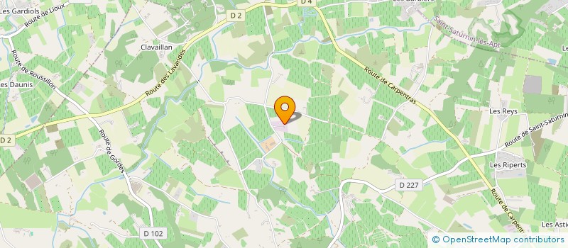 localisation de l'entreprise MONSIEUR YANN PAGEOT  GORDES