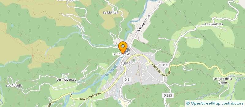 localisation de l'entreprise MONSIEUR YANN PANIER à JAUJAC