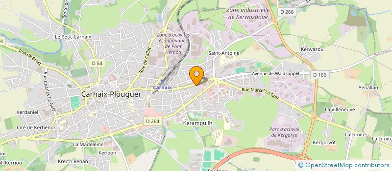 localisation de l'entreprise MONSIEUR YANN PANSARD  SPEZET