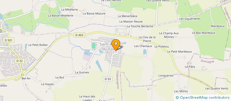 localisation de l'entreprise MONSIEUR YANN PARFAIT  CHATEAUGIRON