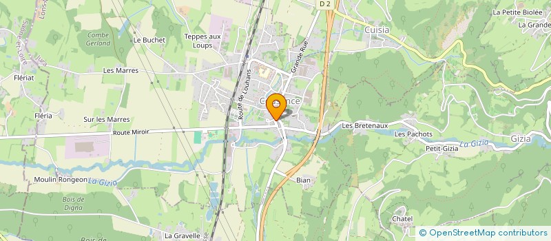 localisation de l'entreprise MONSIEUR YANN PARISOT  COUSANCE