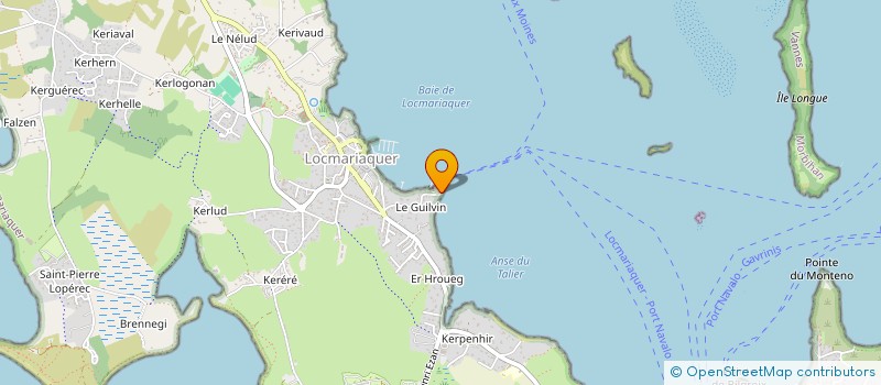 localisation de l'entreprise MONSIEUR YANN PASCO  LOCMARIAQUER