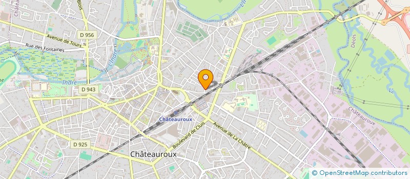 localisation de l'entreprise MONSIEUR YANN PASQUIER à CHATEAUROUX