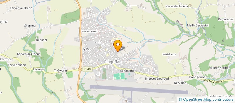 localisation de l'entreprise MONSIEUR YANN PASSAL  PLUGUFFAN