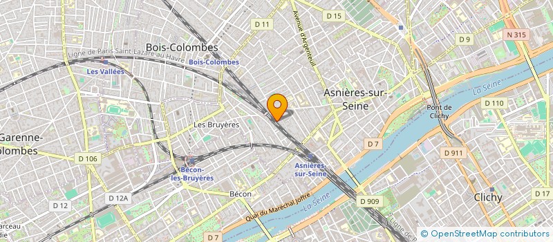 localisation de l'entreprise MONSIEUR YANN PATCHAI à ASNIERES-SUR-SEINE