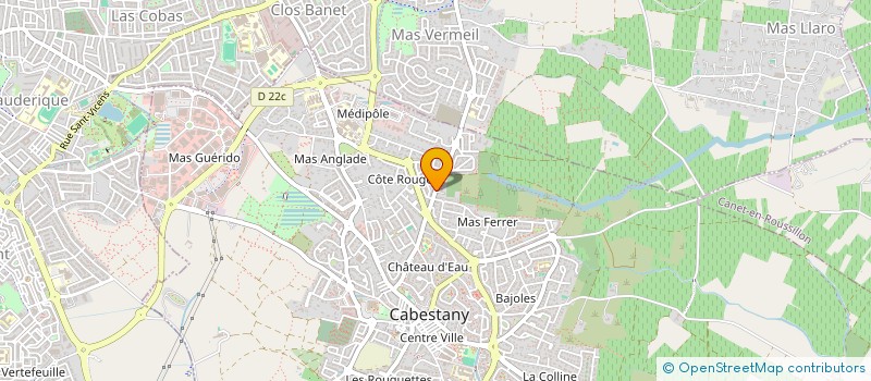 localisation de l'entreprise MONSIEUR YANN PATRON  CABESTANY