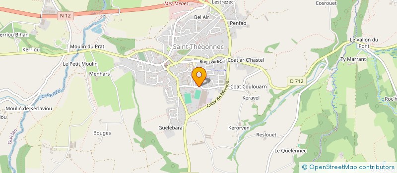 localisation de l'entreprise MONSIEUR YANN PAUGAM à SAINT-THEGONNEC LOC-EGUINER