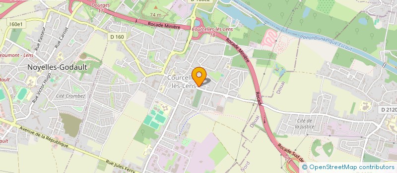 localisation de l'entreprise MONSIEUR YANN PAWLAK  HENIN-BEAUMONT