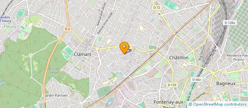 localisation de l'entreprise MONSIEUR YANN PEGUY à CLAMART