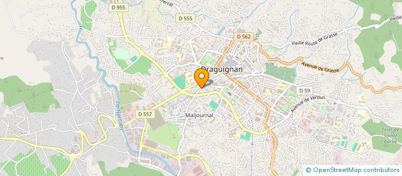 localisation de l'entreprise MONSIEUR YANN PEREIRA à DRAGUIGNAN
