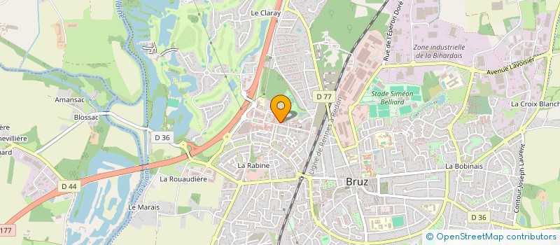 localisation de l'entreprise MONSIEUR YANN PEREZ  BRUZ