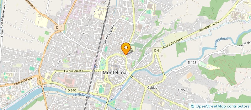 localisation de l'entreprise MONSIEUR YANN PETERLE  MONTELIMAR