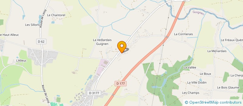 localisation de l'entreprise MONSIEUR YANN PETILLON-THIMOTEE  GUIGNEN