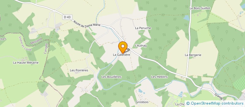 localisation de l'entreprise MONSIEUR YANN PETIT à MESLAND