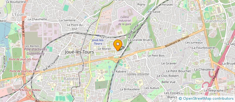 localisation de l'entreprise MONSIEUR YANN PETITJEAN  JOUE-LES-TOURS