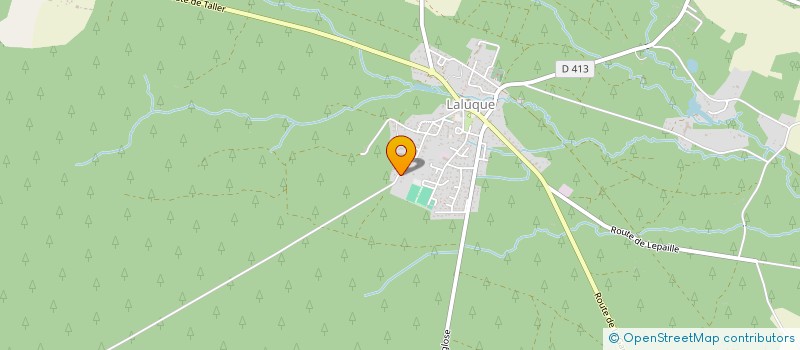 localisation de l'entreprise MONSIEUR YANN PEYROUTOU  LALUQUE