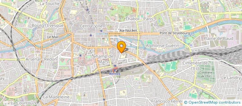 localisation de l'entreprise MONSIEUR YANN PICHOT  RENNES
