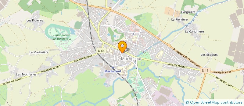 localisation de l'entreprise MONSIEUR YANN PICOT  MACHECOUL-SAINT-MEME