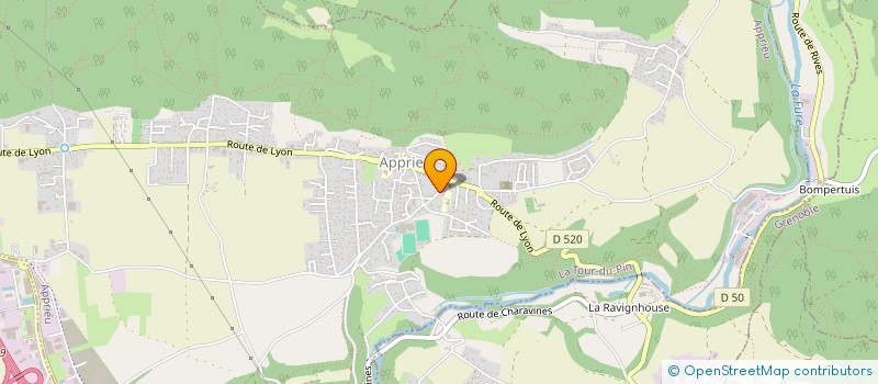 localisation de l'entreprise MONSIEUR YANN PICUT  APPRIEU