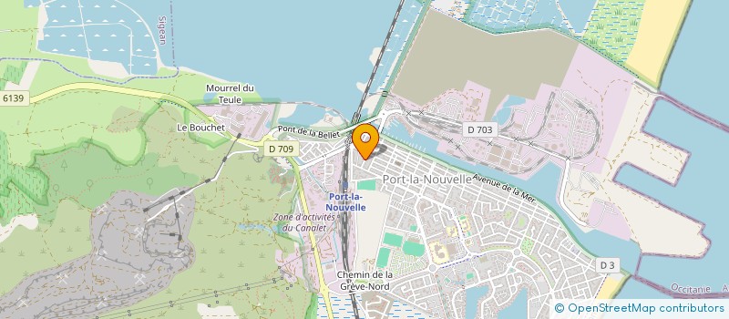 localisation de l'entreprise MONSIEUR YANN PIEDEBOUT  PORT-LA-NOUVELLE