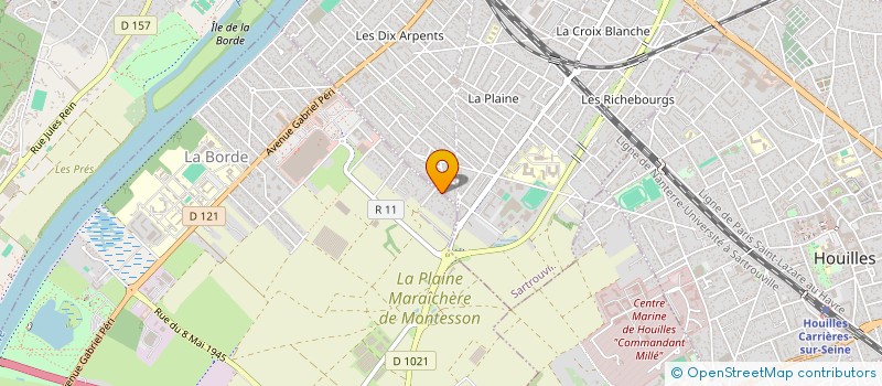 localisation de l'entreprise MONSIEUR YANN PINTO à SARTROUVILLE