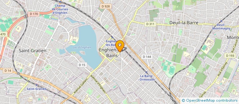 localisation de l'entreprise MONSIEUR YANN PIRES  ENGHIEN-LES-BAINS