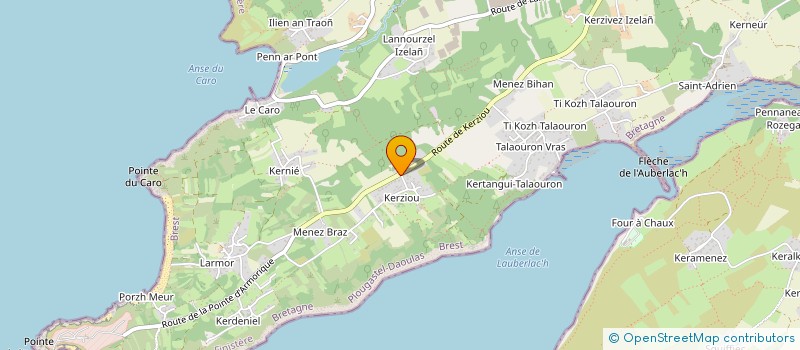 localisation de l'entreprise MONSIEUR YANN PIRIOU à PLOUGASTEL-DAOULAS